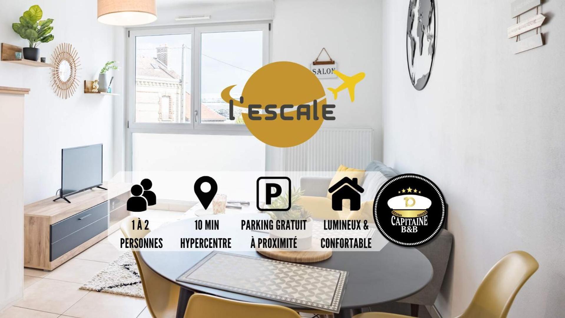 L'Escale - Lumiere Et Confort - Prox. Hypercentre Apartman Troyes Kültér fotó